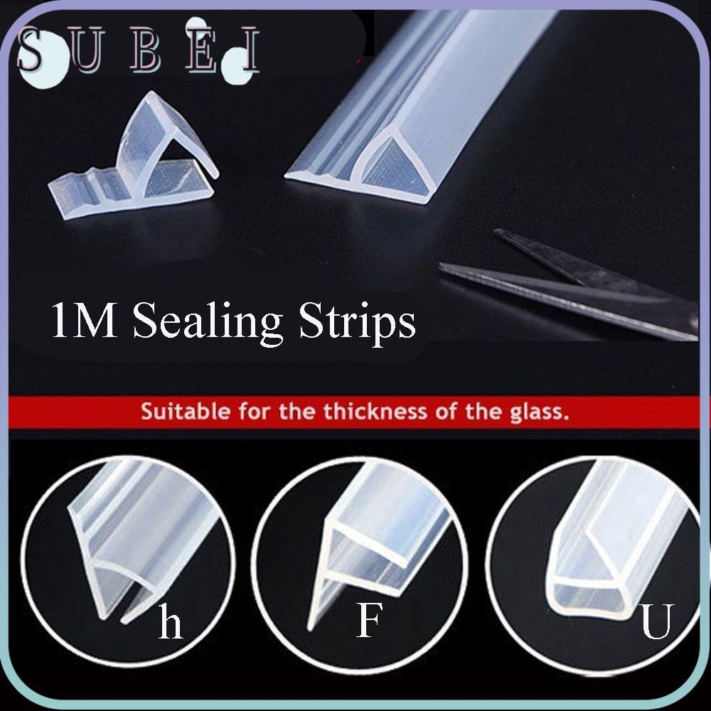 SUKAA 1M 6-12 มม.FU h แถบปิดผนึกรูปร่าง Home & Living Home Improvement ฮาร์ดแวร์ประตูกระจก Weatherst