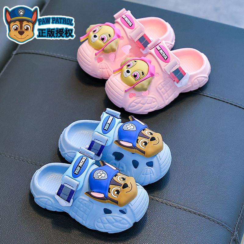 paw patrol รองเท้าแตะการ์ตูนสำหรับเด็ก ออกแบบมาเพื่อความปลอดภัยในฤดูร้อน กันลื่นและระบายอากาศได้ดี เหมาะสำหรับชายหาดและการออกไปข้างนอก