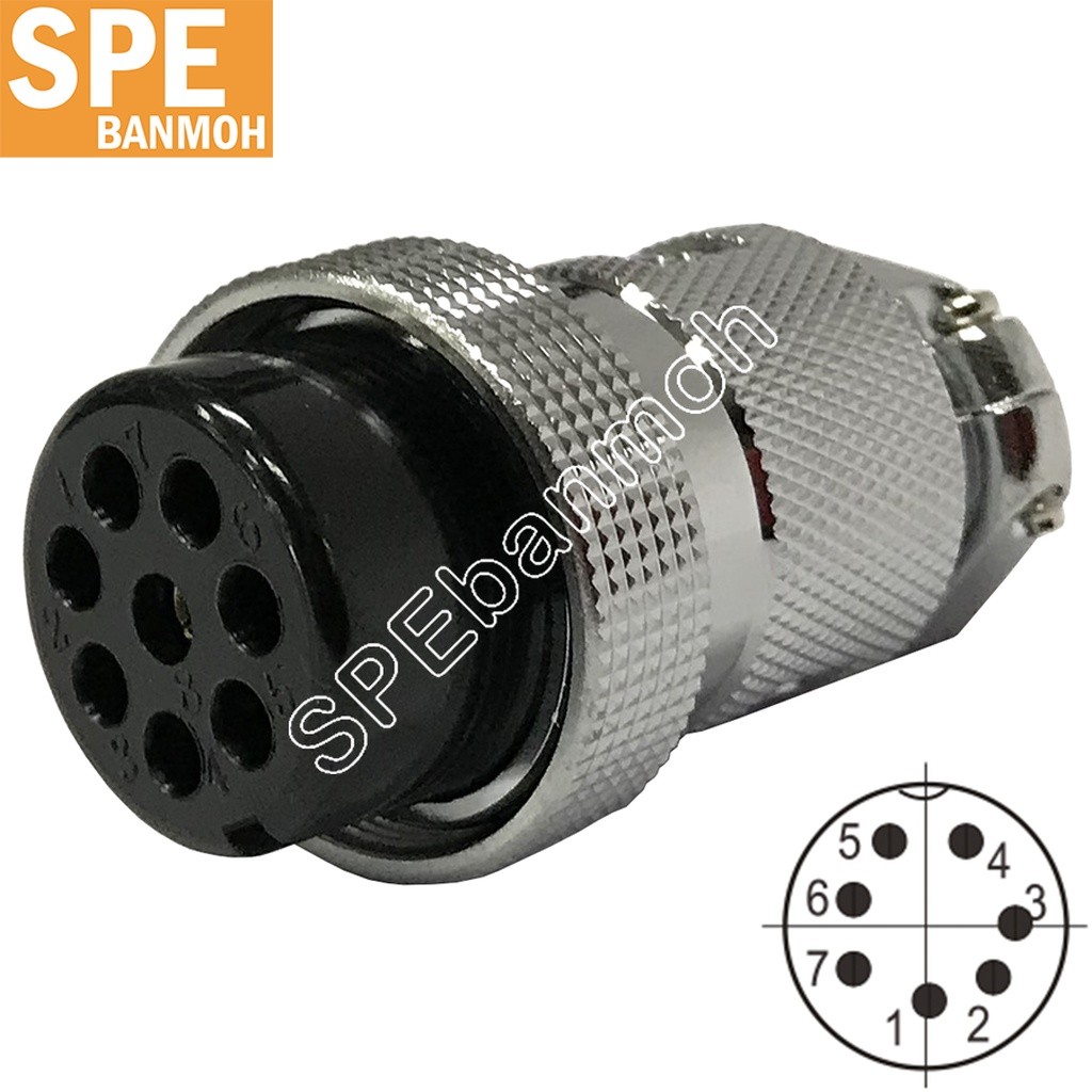 [ 1 ชิ้น ] GX30-JW-07 7P เมียต่อสาย