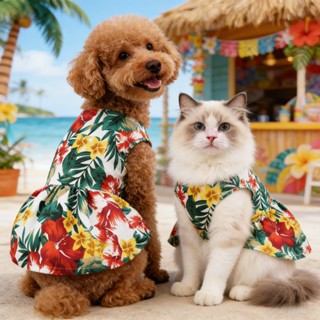 ชุดเดรสสัตว์เลี้ยงน่ารักสําหรับสุนัขและแมวขนาดกลางขนาดเล็กเห…