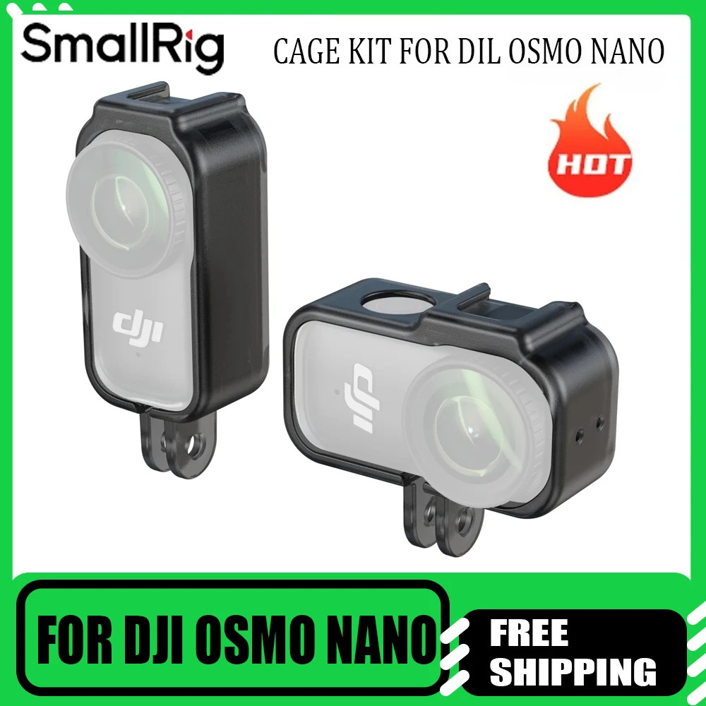 SmallRig Action Camera สําหรับ DJI Osmo Nano เหมาะสําหรับ YouTube (Landscape) กรงนาโน ชุดกรงแนวตั้ง-