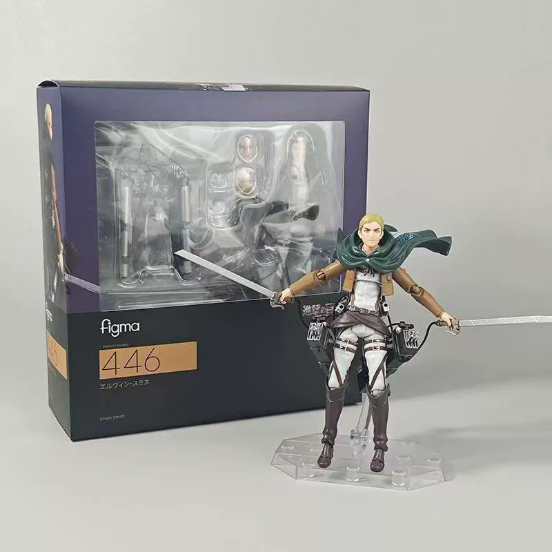 Attack On Titan Figma 446 Erwin Smith PVC Action Figure