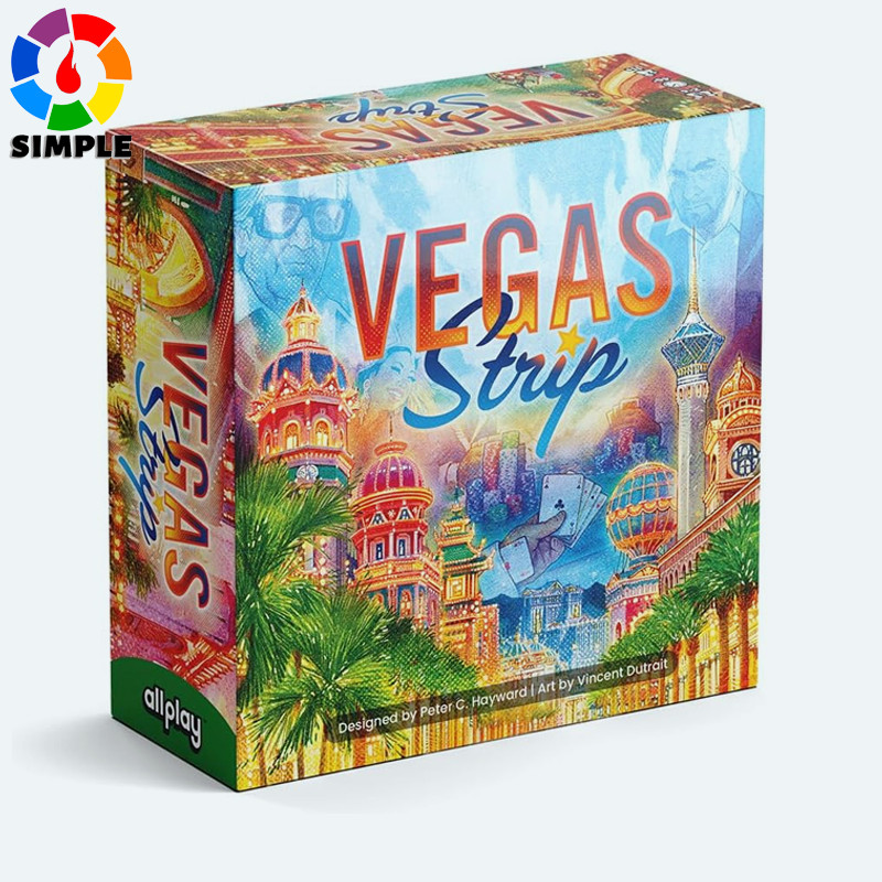 Allplay Vegas Strip Board Game - Bluffing and Deduction for 2-6 Players