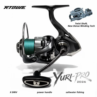 BEARKING RTBLUE Worm Shaft Spinning Reel ultra-dense ไขลาน Long Cast น้ําทะเลคาร์บอนเครื่องซักผ้าน้ําจืดน้ําเค็ม reel ตกปลา Coil