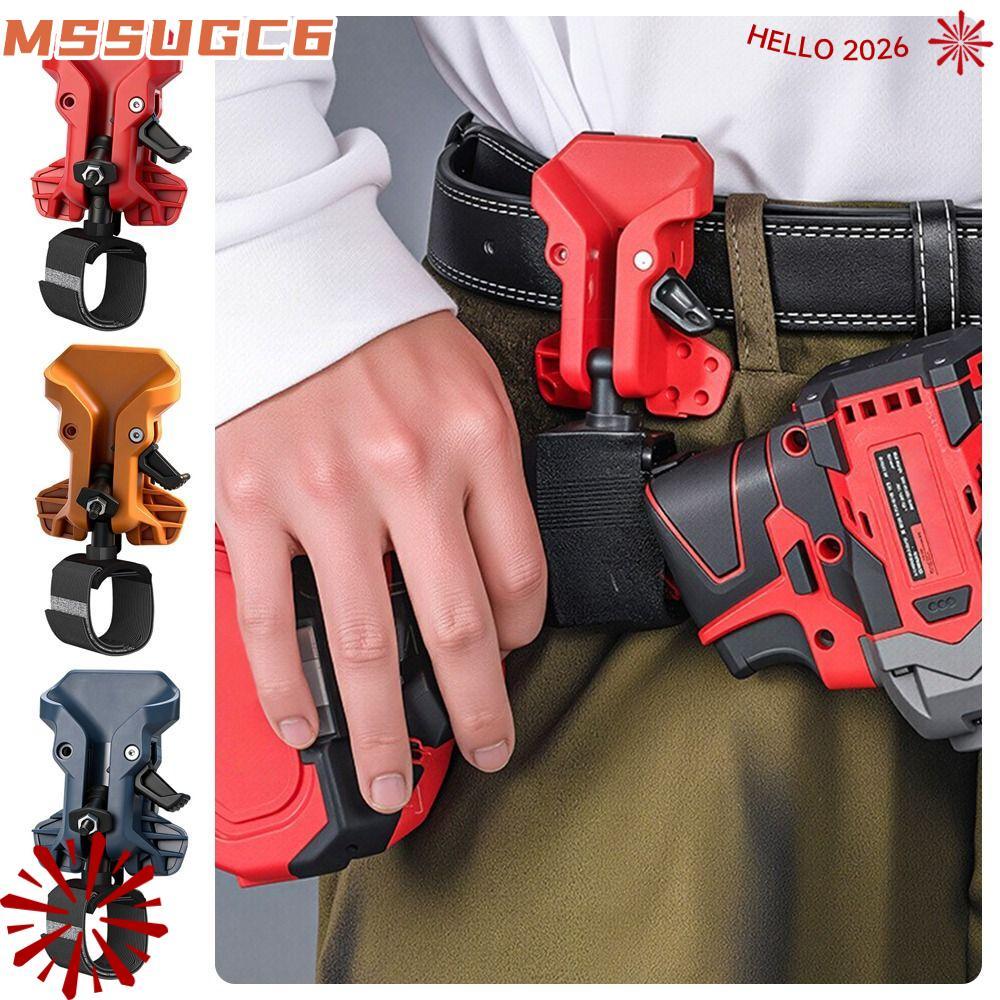IMSSUG Power Tool แขวนเอว, ความแข็งสูง Self-locking เจาะเข็มขัดคลิป, แบบพกพา Quick Release Quick-hook ผู้ถือเครื่องมือ Multitool Organization