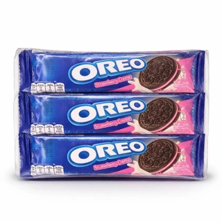[1แพ็ค12ห่อ] Oreo โอรีโอ้ คุกกี้แซนวิช รสช็อกโอแลตสอดไส้ ขนาด 315กรัม