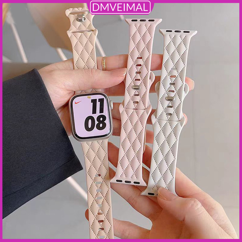 สายรัดซิลิโคนพิมพ์กีฬาแทนยางแถบ for IWatch Apple Watch Ultra/SE 3 2 Series 11 10 9 8 7 6 5 49 46 45 44 40 41 42 38มม