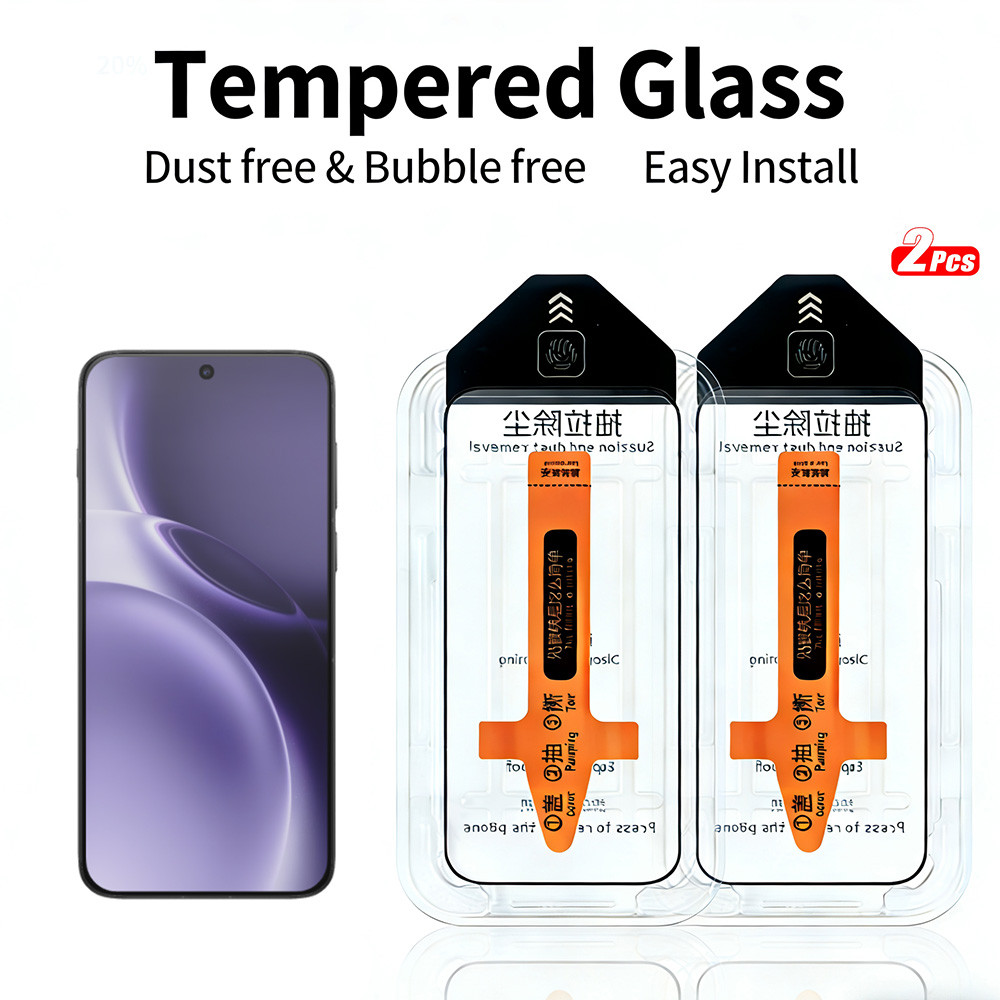 2pcs HD กระจกนิรภัยสําหรับ Vivo X300 Pro X200 FE S30 Pro Mini x300pro X200fe ป้องกันหน้าจอฝุ่นฟรี One-Touch ติดตั้ง