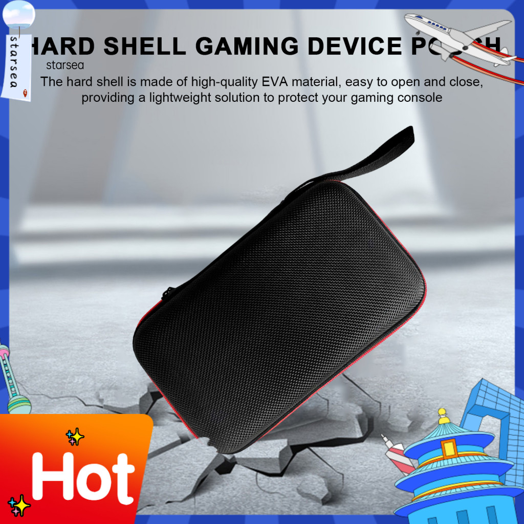 SRA ZK Gaming Machine Hand Strap Bag Handheld Gaming Machine Case Hard Carrying Case for Anbernic Rg