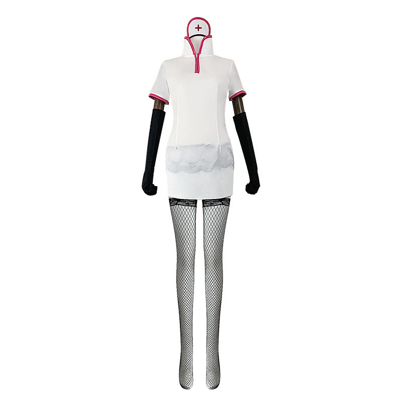 Chainsaw Man Makima Cosplay Costume, Chainsaw Man Full Set JK Uniform Nurse Outfit Cosplay Performan