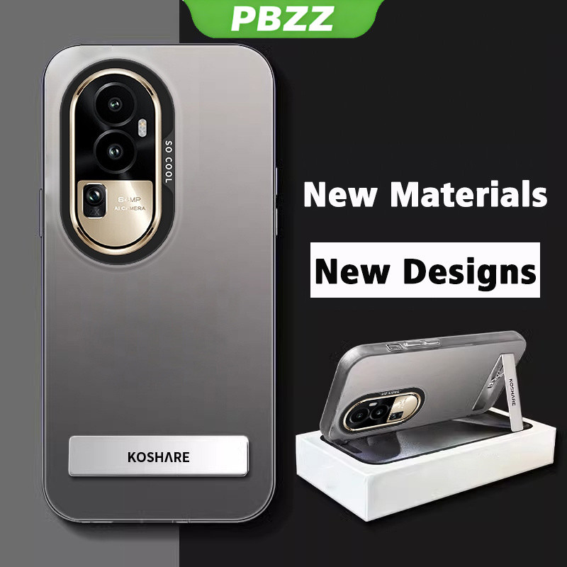 PBZZ สําหรับ OPPO RENO 10 pro 5G Reno10 5G เคสโทรศัพท์ hard Case TPU Protector กันกระแทกออกแบบใหม่ความงามผู้ถือ CYCBZJ03