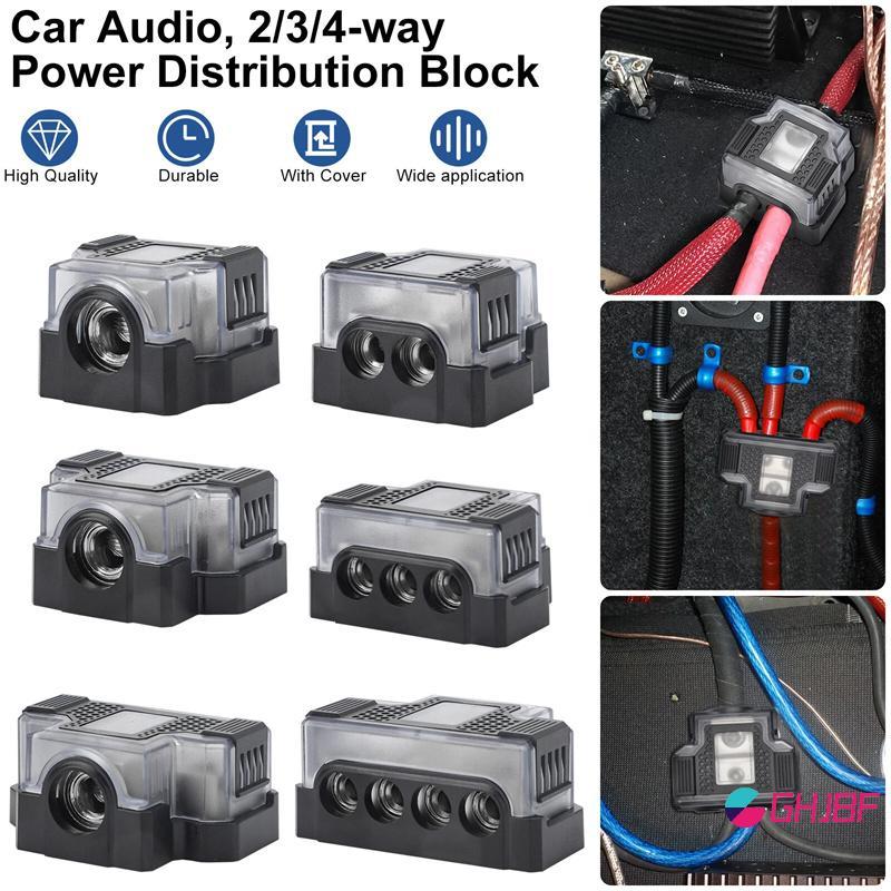 GHJBF] 2PCS Automoking Blo Connecting Blo Audio Splitter Ground Distribution Blo Original Speaker Am