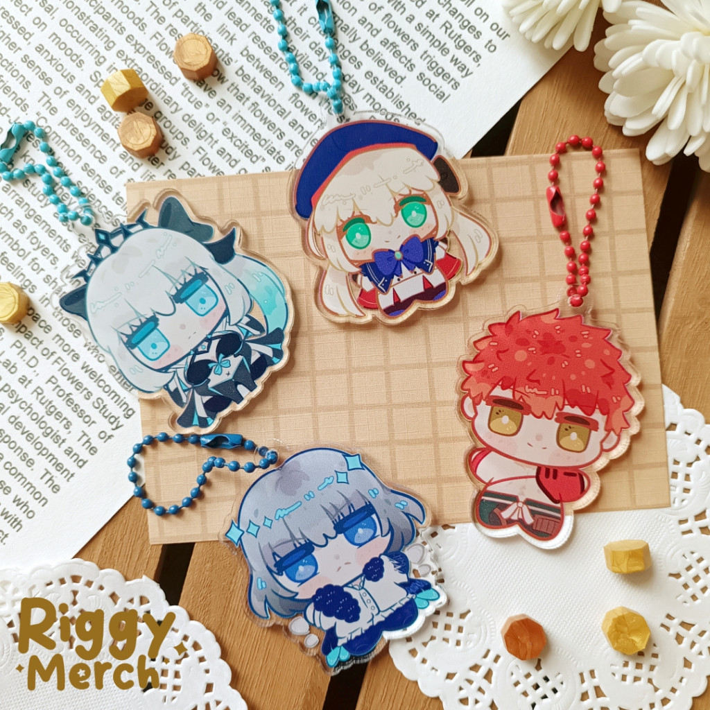 (RigigyMerch) พวงกุญแจชาร์ม FGO Boncel | พวงกุญแจ Fate/Grand Oberon Muramasa Castoria Morgan