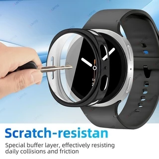 Soft TPU สําหรับ Samsung Galaxy Watch 9/8 40 มม.44 มม.All-Around Screen Protector สําหรับ Galaxy Watch 8 คลาสสิก 46 มม.