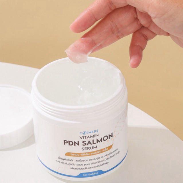 พร้อมส่ง วิตามินเจล อสุจิปลาแซลมอน 5000ppmCOSMESIS THAILAND VITAMIN PDRN SALMON SERUM 500g |รีจูรัน ฟื้นฟูผิว ผิวอิ่มฟู