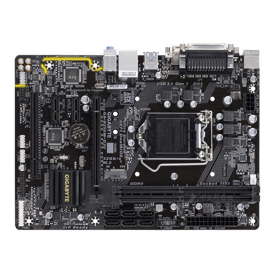 [] เมนบอร์ด Gigabyte/Gigabyte B250M-D3V/D2V/POWER เมนบอร์ด 1151 Pin M.2 DDR4 B250 เมนบอร์ด