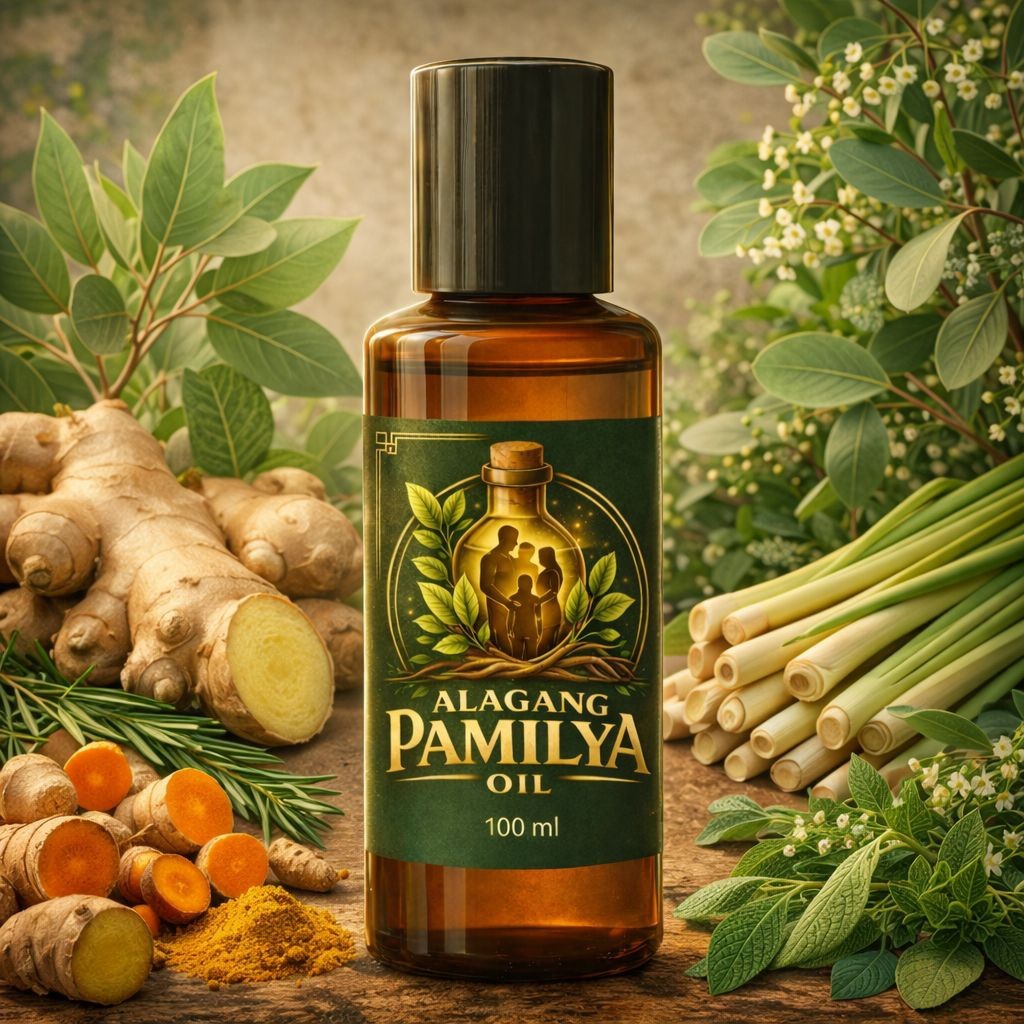 Alaga ng Pa milya 0il - นวดจากพืชธรรมชาติ 100% 0il 100ml