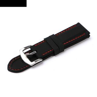 Aubrey1 สายนาฬิกาข้อมือยางซิลิโคน กันน้ํา 20 มม. 22 มม. 24 ม…