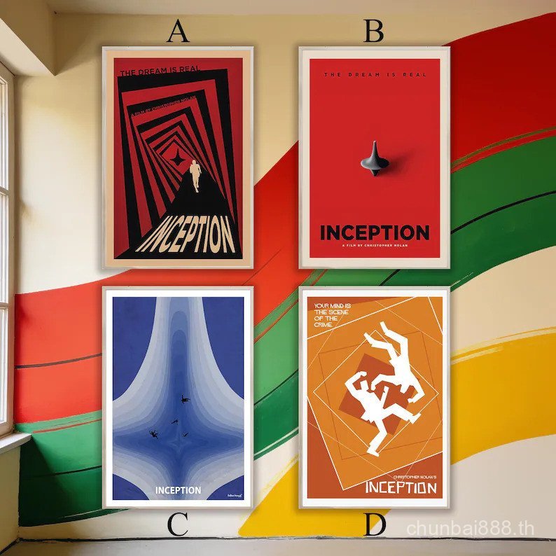 COD Inception Movie Poster Canvas Wall Art | ตกแต่งสุนทรียภาพ | การพิมพ์ไร้กรอบ | จิตรกรรมฝาผนัง | ข