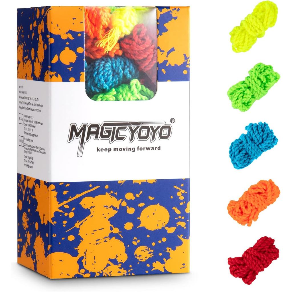 YOSTAR Yoyo Strings Professional โพลีเอสเตอร์ 100% - เหมาะสําหรับตอบสนองและ Non Responsive Yoyos -Yo