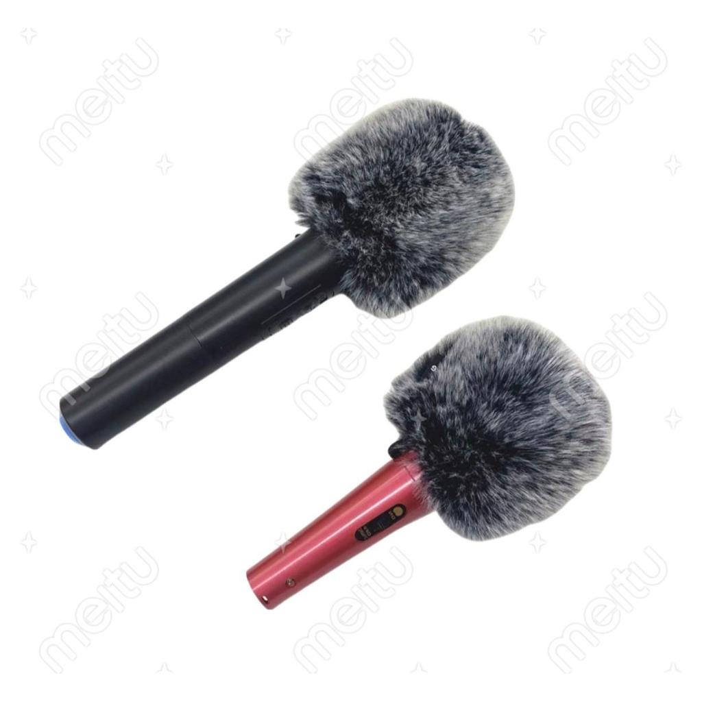 เหมาะสําหรับ SHURE BLX288PG58SM58BETA58 ไมโครโฟนแบบใช้มือถือเสื้อกันหนาวกันลม SHURE ไมโครโฟนฝาครอบไม