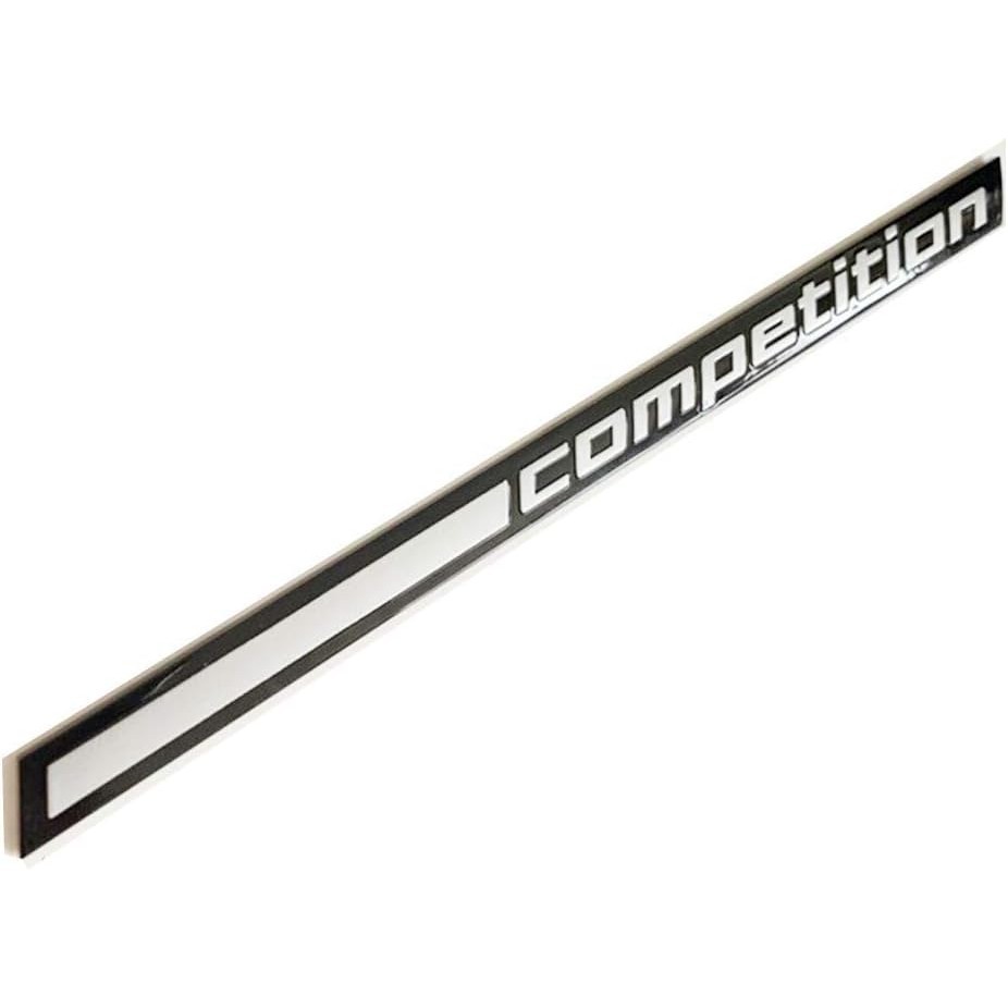 Glossy Black COMPETITION Bar ใต้เส้นสัญลักษณ์สําหรับ BMW SUV Thunder Edition M1 M2 M3 M4 M5 M6 M7 M8