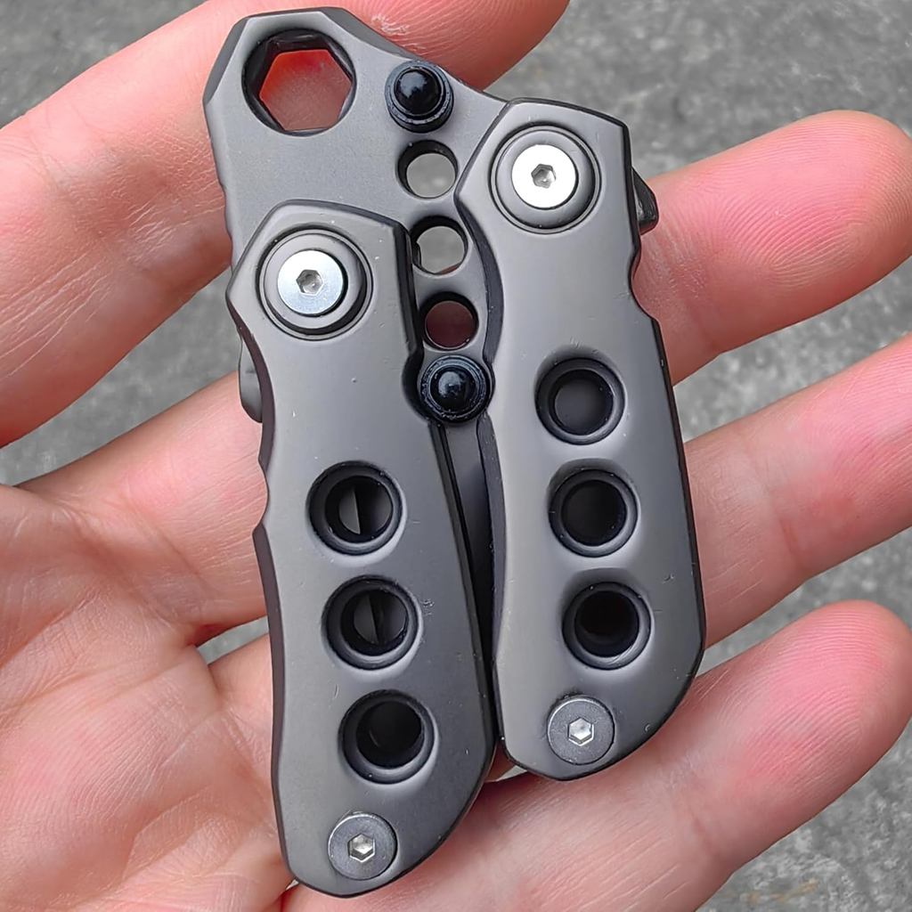EDC Fidget Sliders Fidget ของเล่นความเครียดบรรเทาสําหรับผู้ใหญ่แม่เหล็กโลหะมัลติฟังก์ชั่น Crowbar Fi