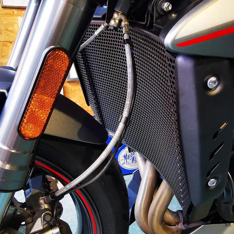 สําหรับ Street Triple 765R 765S 765RS 2017 2018 2019 หม้อน้ํา Grille Cover Guard ป้องกันสําหรับ Stre