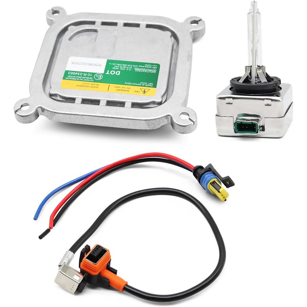 ชุดบัลลาสต์ไฟหน้าซีนอนพร้อม Igniter & D3S หลอดไฟใช้งานร่วมกับ Mustang 2010-2019 8A5Z-13C170-A DL3Z-1