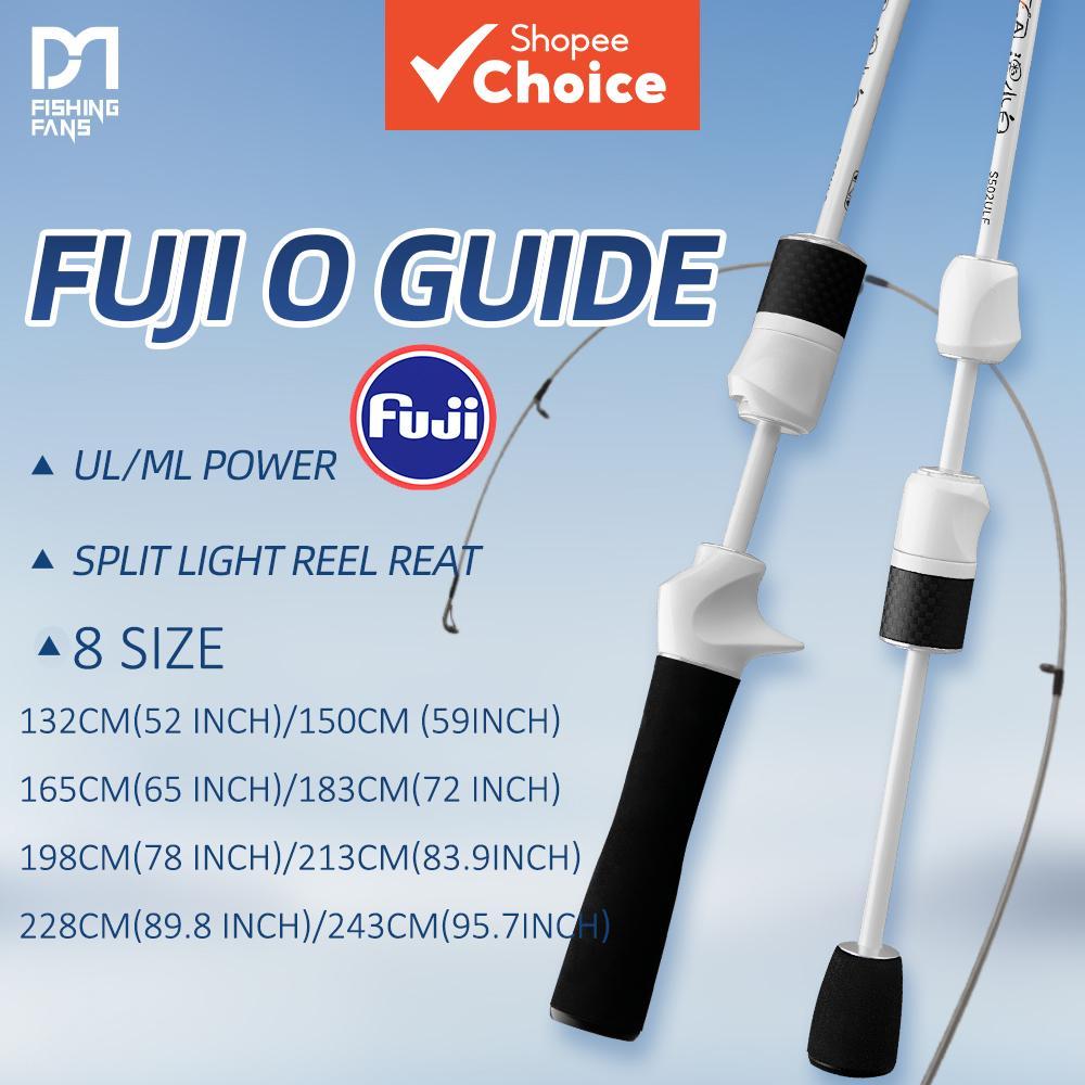 FISHINGFANS ORCA UL/ML Power Fuji O Guide Split Reel Seat EVA Handle Spinning Casting Lure Fishing R