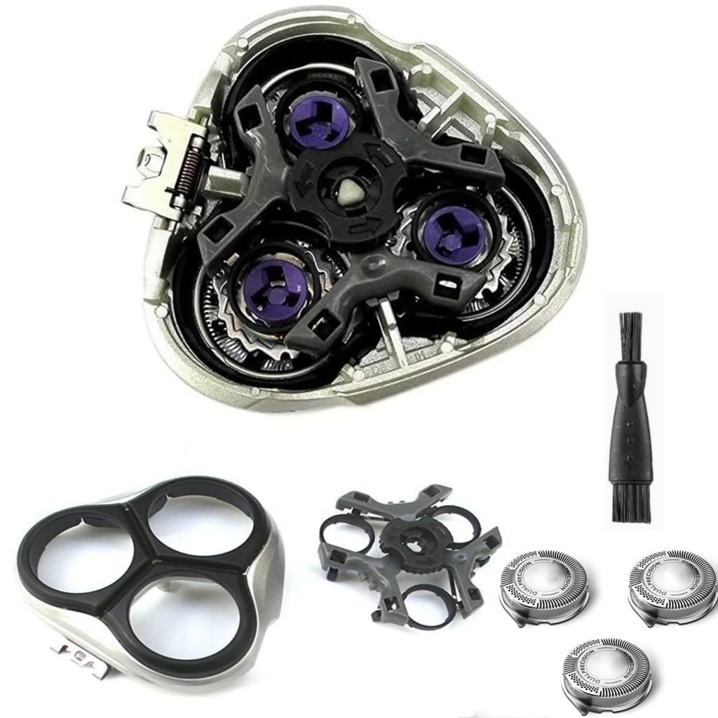 2025 Full Complete HQ8 เปลี่ยนหัวโกนใช้งานร่วมกับ Norelco Aquatec เครื่องโกนหนวด AT830 AT875 AT880 A