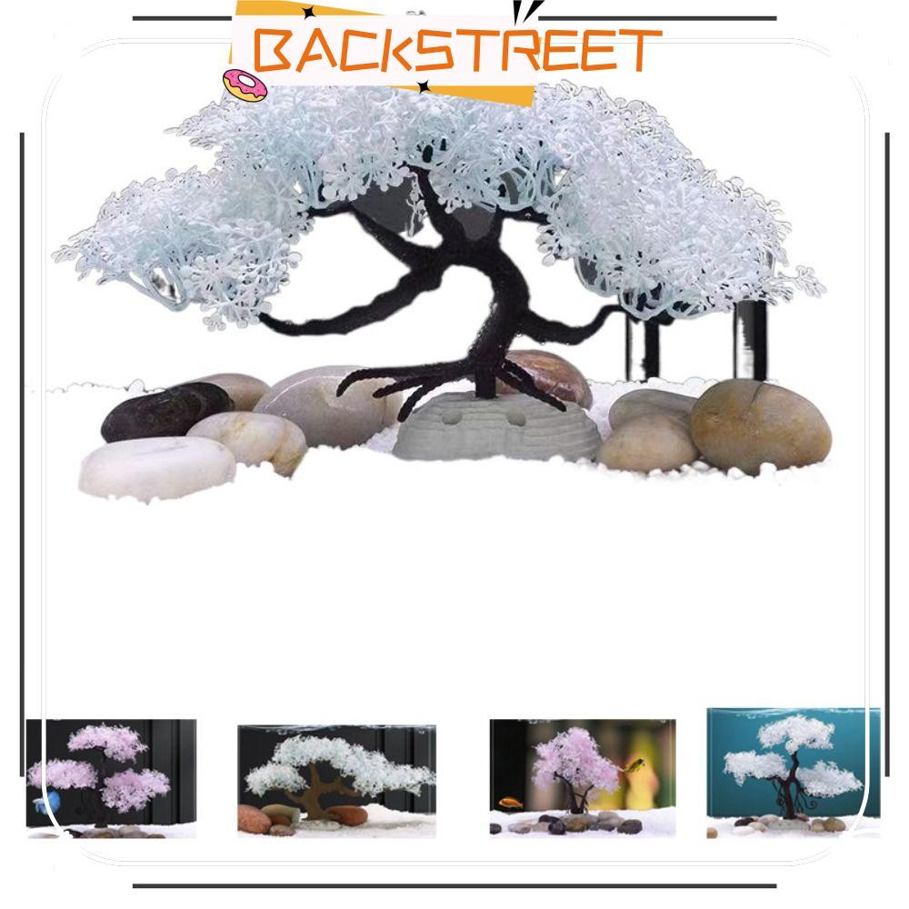 BACKSTAGEEET Aquarium Ornament, Creative ที่สมจริง Aquarium Fish Tank Decor, จําลองที่สวยงาม Water P