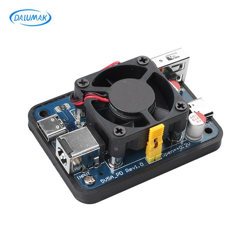 Raspberry Pie 5V5A PD Power Conversion Extension Board DC DC Power Supply 12V ถึง 5V Buck Power Supp