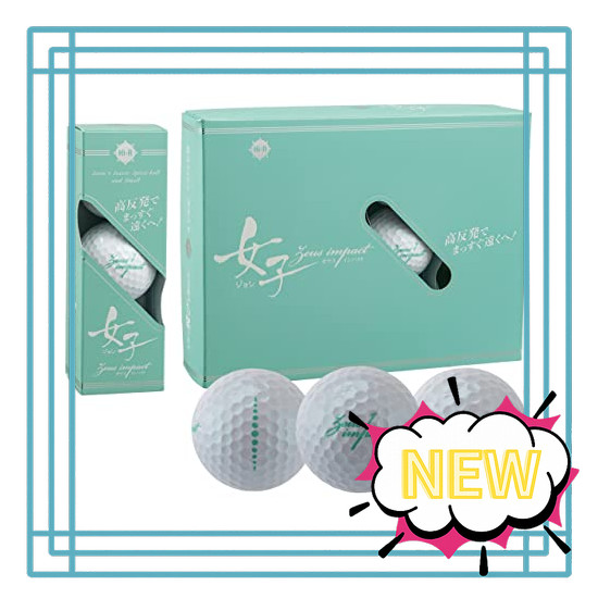 Kasco Golf Ball Zeus Impact Women 3 Pearl Yellow