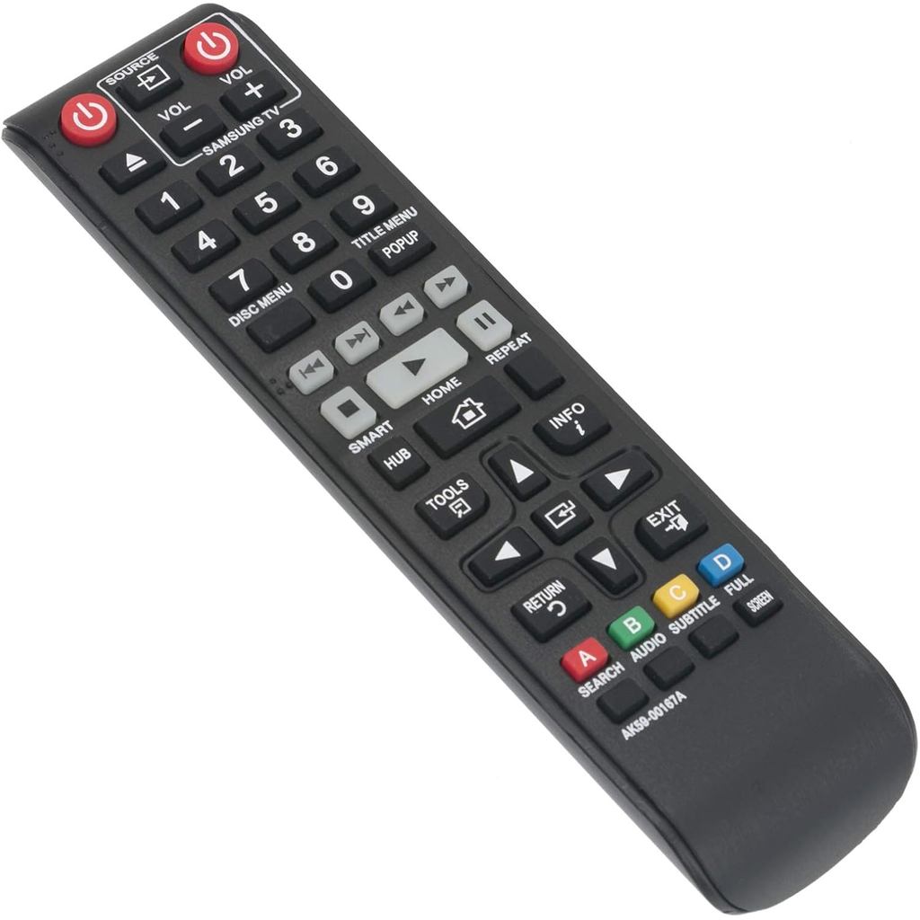 AK167A เปลี่ยนรีโมทคอนโทรล fit สําหรับ Samsung Blu-ray DVD Disc Player BD-J6300 BD-J6300/ZA BD-JM63 