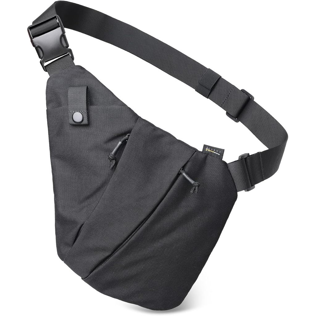 WYNEX Tactical Crossbody Sling Bag,กระเป๋าพกพาปกปิดสําหรับผู้ชายผู้หญิง,กระเป๋าสะพายข้างป้องกันการโจ