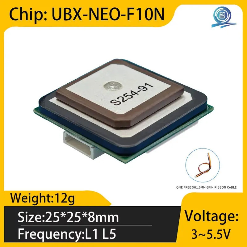UBX-F10N GNSS/GPS ตําแหน่งโมดูล RTK ความแม่นยําสูง Centimeter ระดับ Differential GPS Full System Nav