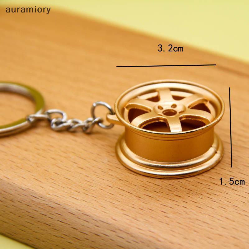 Auramiory] การดัดแปลงรถยนต์ Hub Keychain Manual Lever Car Metal Keychain Turbo Gear Pendant NEW