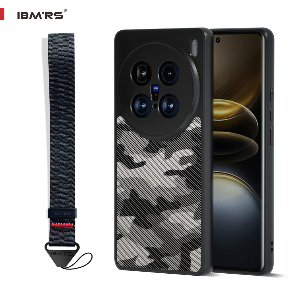 เคส IBMRS Camo สําหรับ vivo X100 Ultra PC+TPU ฝาครอบแคมกันกระแทก