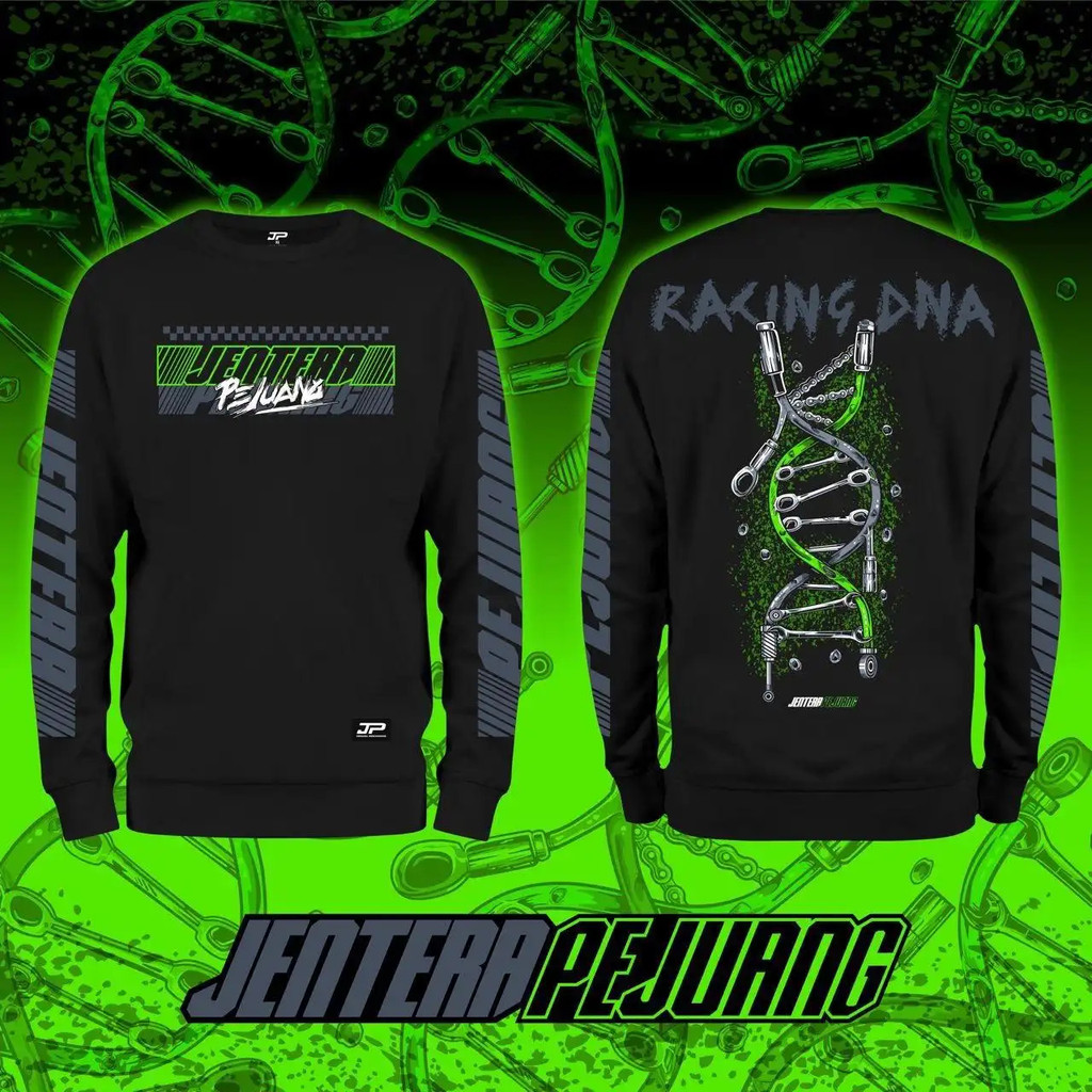 SWEATSHIRT รุ่นซิกเนเจอร์ ดีไซน์แขน JP RACING DNA YQPP