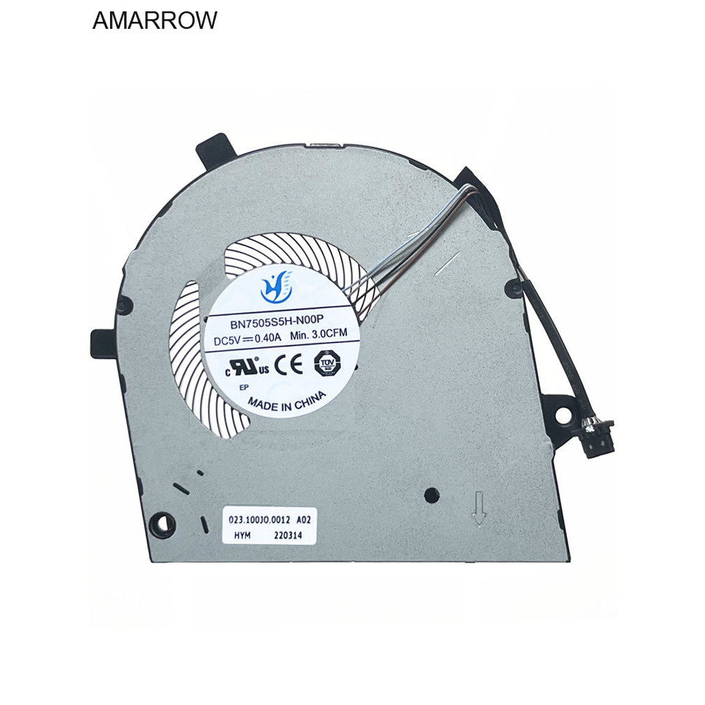 Laptp CPU Cooler พัดลมสําหรับ Dell Inspiron 7300 7400 5301 Vostro 5300 5301 P122G 0RDX8W 0NV6M2