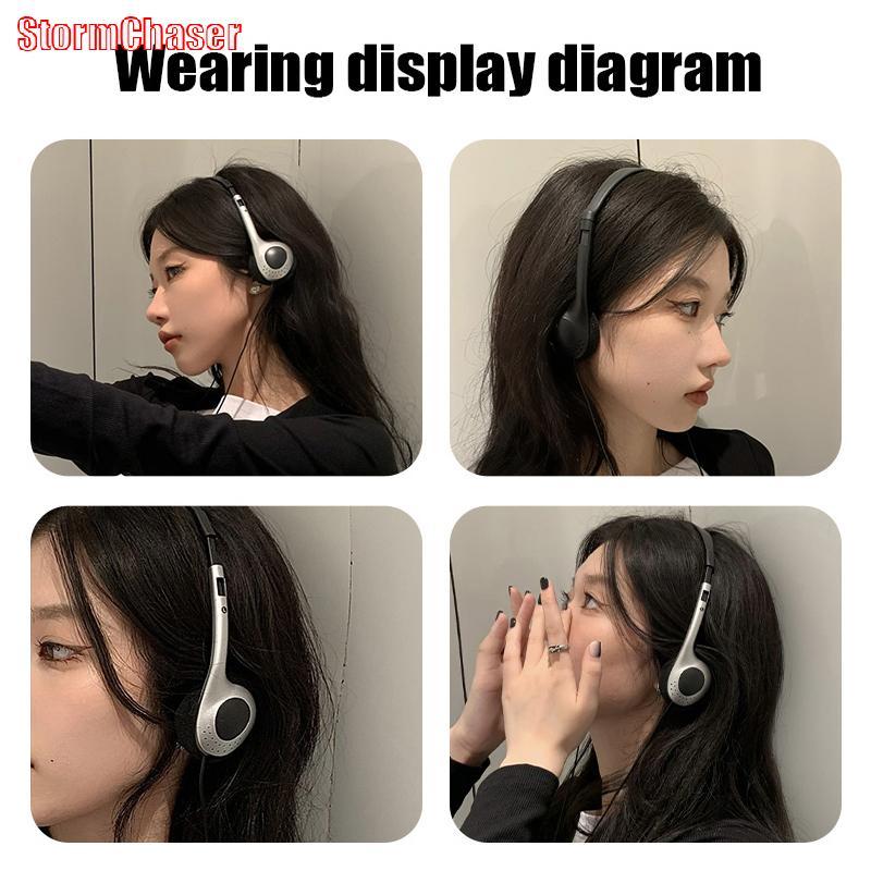 [Storm-t] แฟชั่น Vintage Retro Classic ชุดหูฟัง 80s สําหรับ Sony Panasonic CD MD Walkman MP3 ยิง Pos