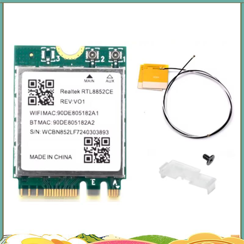 การ์ดเครือข่าย WiFi 6E RTL8852CE M.2 สําหรับการ์ดเครือข่าย 10/11 2.4/5/6GHz