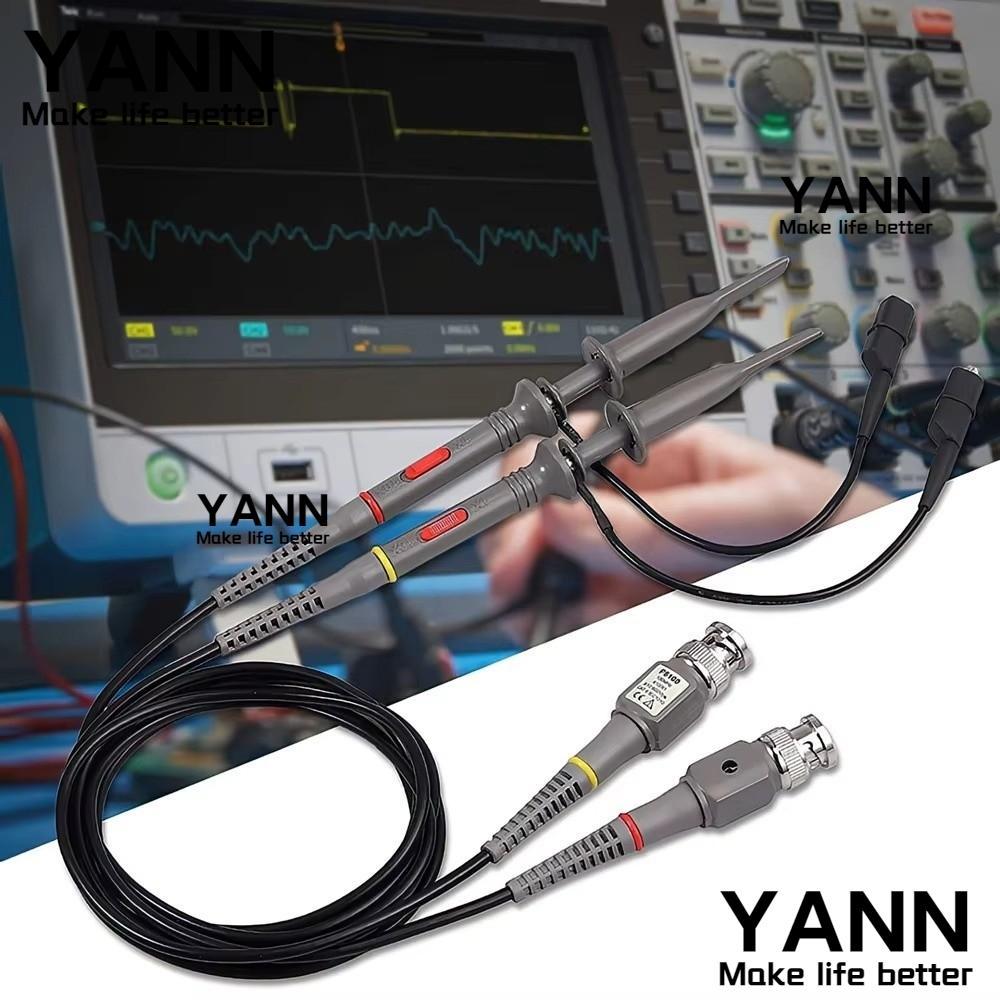 YANN 1/2pcs BNC Oscilloscope Probe,ความแม่นยําสูง 100MHz Oscilloscope Probe Kit,แบบพกพาวัดตะกั่ว 10: