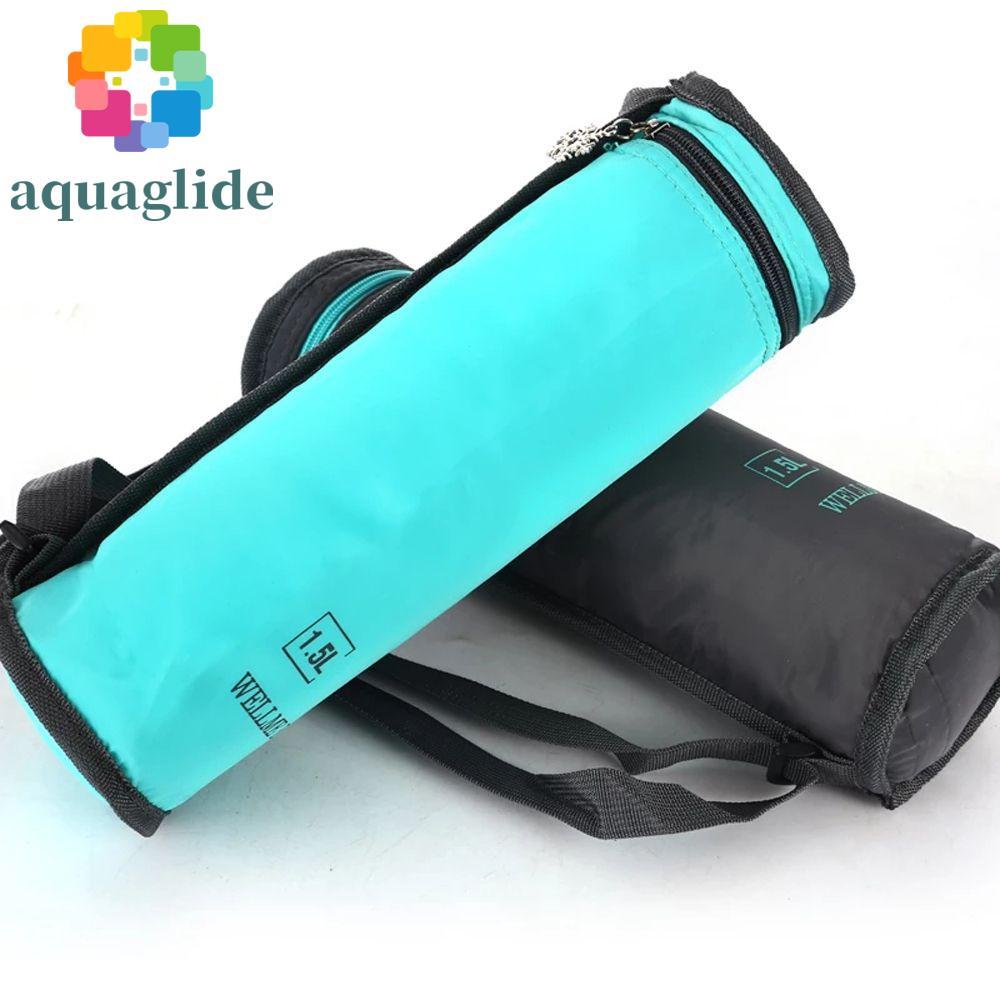 AQUAGLIDE ขวดน้ํากระเป๋า Universal แบบพกพา Camping ขวดน้ํากระเป๋า Camping อุปกรณ์เสริมกลางแจ้ง Campi