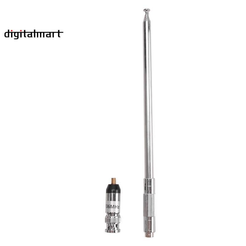 118-136MHZ BNC Telescopic Antenna กําไรสูง Airband เสาอากาศสําหรับ TH-28A TH-48A TH-78A ความถี่การบิ