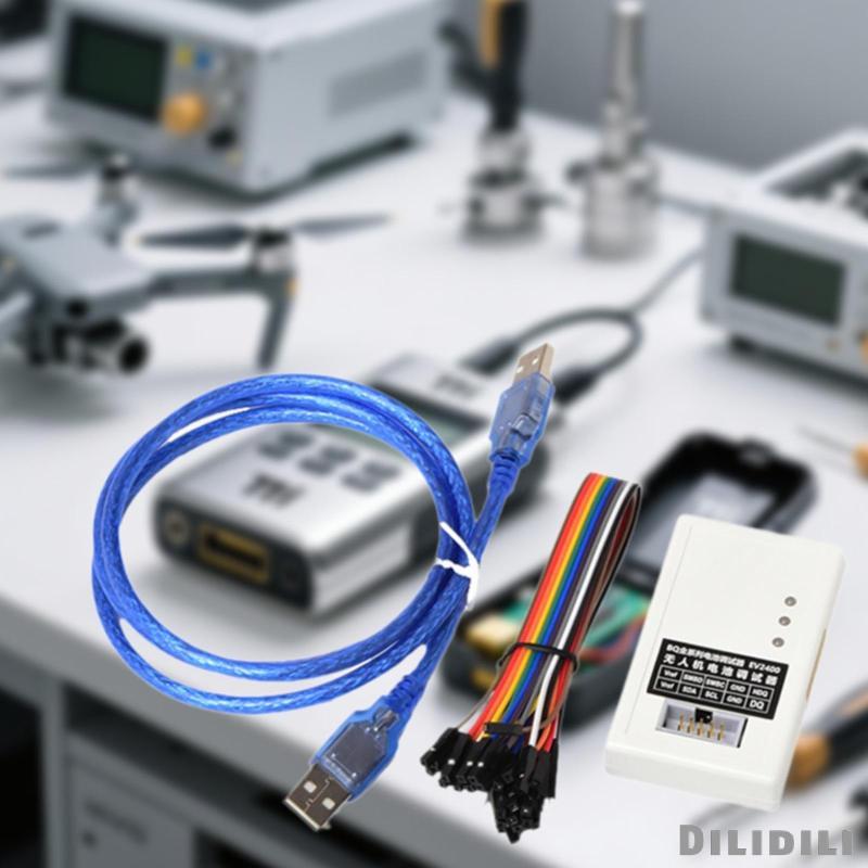 [Dilidili] ชุดเครื่องมือการเขียนโปรแกรมและชิปแบตเตอรี่สําหรับน้ํายาซ่อมแบตเตอรี่โดรนเข้ากันได้กับรุ่