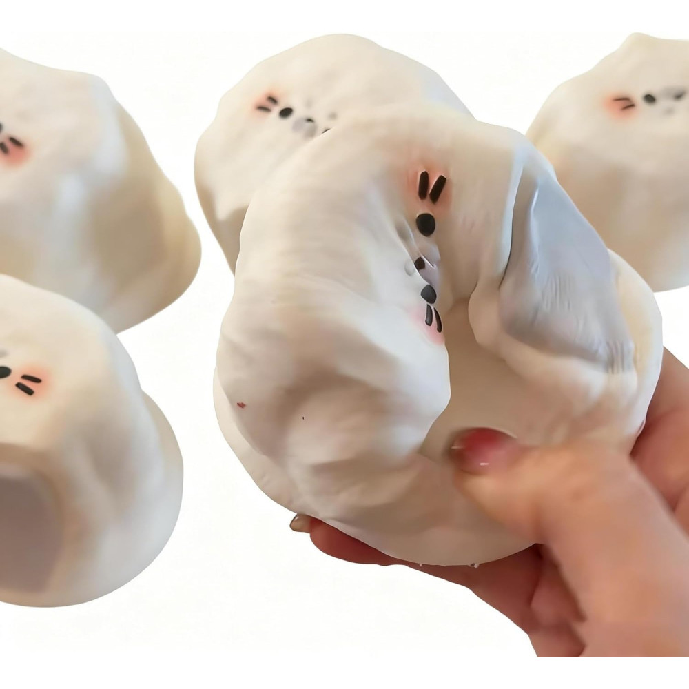 Slow-Rising Squishy Pudding Seal Stress Ball – การบีบอัดรูปสัตว์น่ารัก Fidget สําหรับเด็กผู้ใหญ่เล่น