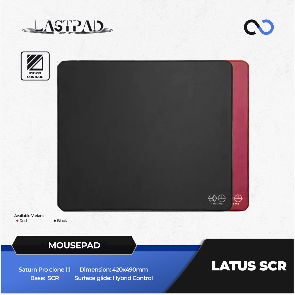 LASTPAD Latus SCR Base Gaming Mousepad (Hybrid-Control) Saturn Pro Clone