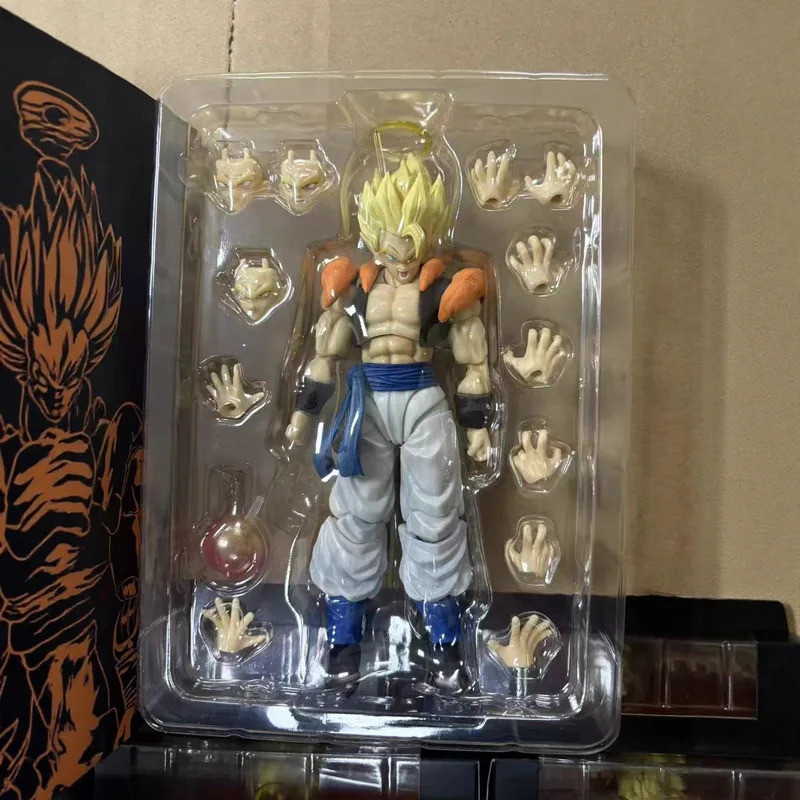 Demoniacal Fit SHF Gogeta Action Figure Dragon Ball Z Super Saiyan 16 ซม.เคลื่อนย้ายได้ของเล่นเปลี่ย